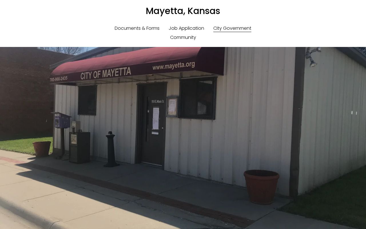Mayetta city officials and clerk contact information